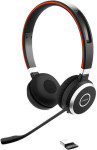 Jabra Evolve 65 UC Stereo - Ausinės - su lankeliu ant galvos - Office/Call center - Juodas - Dvipusės - China