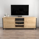 TV stalas Otis - Black, Oak