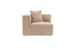 Sofa Asir Sora L1 v2, ruda