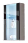 Cama hanging display cabinet SOHO baltas/juodas gloss