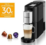 Kavos aparatas Krups XN8908 Atelier Nespresso mit Milchaufsch 1 L Wassertank | 19bar Druck | juodas/ sidabrinis