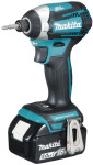 Makita DTD154RTJ Akumuliatorinis smūginis suktuvas, 18 V, 2x5,0 Ah 175 Nm, LED, BRUSHLESS MOTOR