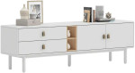 Sideboard IRIS 180x40xH55cm, baltas