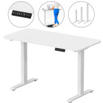 Reguliuojamo aukščio biuro stalas Kingsmith Walkingdesk, baltas