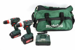 METABO AUKTUČIŲ RINKINYS 2xBS18Q 1x2,0 Ah 1x4,0 Ah + KREPŠELIS