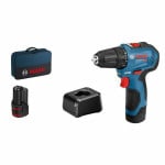 Atsuktuvas Bosch GSR, 12V, be akumuliatoriaus su įkrovikliu