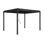 Lauko pavėsinė Home4you Mirador-88, 3x3, pilka