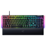 Klaviatūra RAZER BlackWidow V4 – geltonas jungiklis (linijinis) – žaidimų mechanizmas