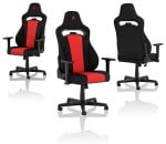 Žaidimų kėdė Nitro Concepts E250 Gaming Chair, Juoda-raudona