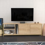 TV stalas Primrose - Oak, Gold