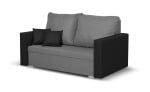 Sofa Eko, pilka/juoda