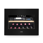 Caso | Wine Cooler | WineDeluxe E 18 | Energy efficiency class G | Built-in | Bottles capacity 18 bottles | Cooling type Compressor technology | Juodas