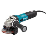 Makita GA5091X01 Kampinis šlifuoklis, 1900 W, 125 mm, SJS², AFT, Mechaninis stabdys, 2800-11500 min-1, antivibracinė šoninė rankena