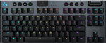 Belaidė Mechaninė žaidimų klaviatūra Logitech G915 TKL, RGB, Lightspeed, Stilius: Tactile, Išdėstymas: US