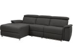 Trivietė sofa Loft Pareli, ruda