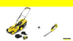 Karcher vejapjovės ir žolės žirklių komplektas LMO 18-36 Battery Set + GSH 18-20 Battery