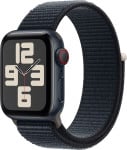 Apple Watch SE GPS + Cellular 44mm Midnight Aluminium Case with Midnight Sport Loop - MRHC3ET/A